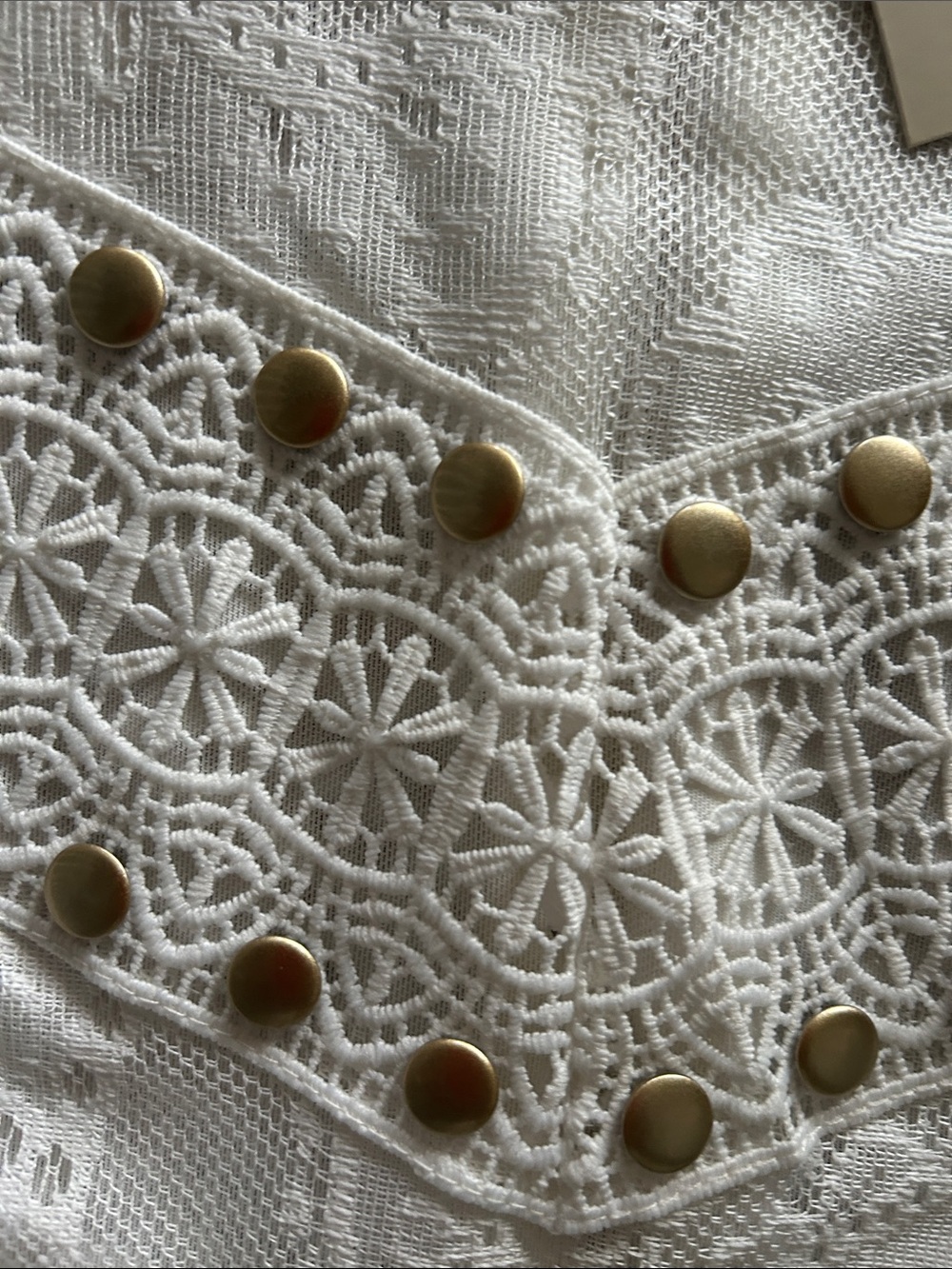 Maje White Lace Feminine Dress - Picture 5 of 6